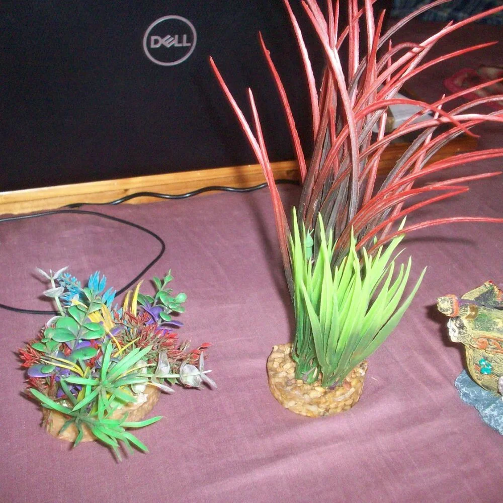 Aquarium Fish Tank Landscape Pirate Ship Wreck Ship Decor Plants Resin Boat Lot